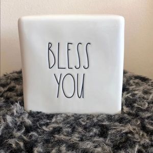 Rae Dunn Bless You Tissue Box holder